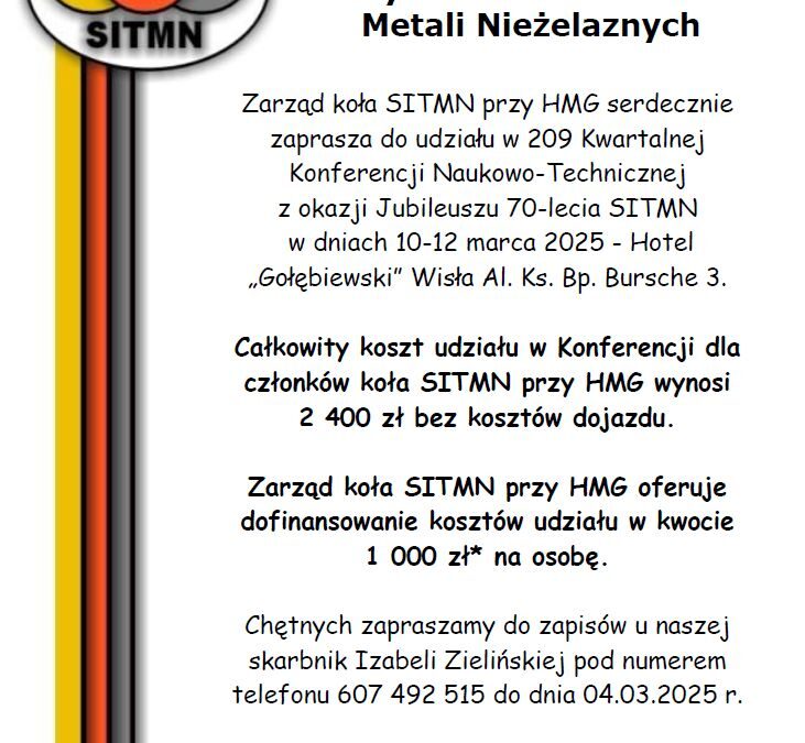 ZAPROSZENIE NA KONFERENCJĘ