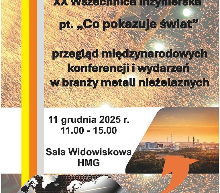 Zapraszamy na XX Wszechnicę Inżynierską