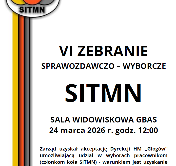 Zaproszenie na VI Zebranie Sprawozdawczo-Wyborcze – 24 marca 2026r.