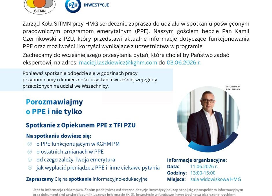 Porozmawiajmy o PPE i nie tylko